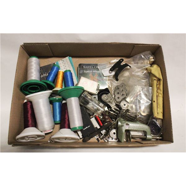 VINTAGE SEWING MACHINE PARTS, BOOKS &