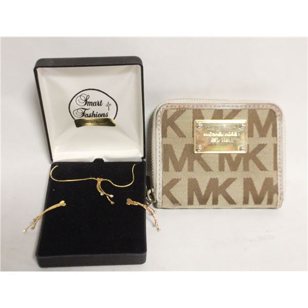 ESTATE JEWELRY SET IN BOX + SMALL MICHAEL KORS