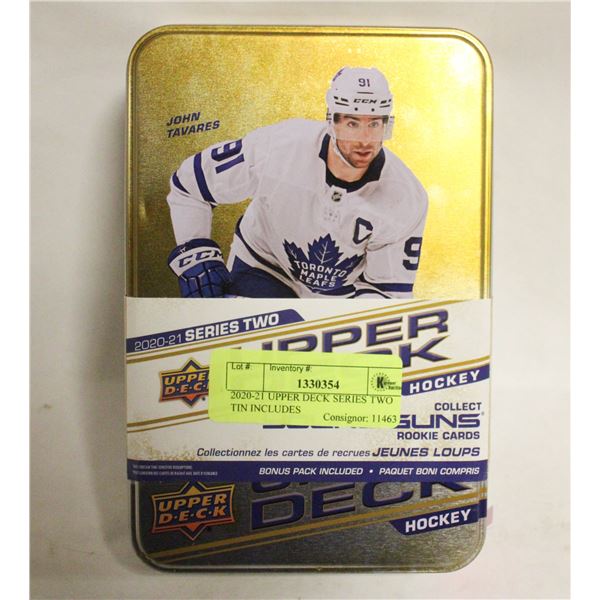 2020-21 UPPER DECK SERIES TWO TIN INCLUDES