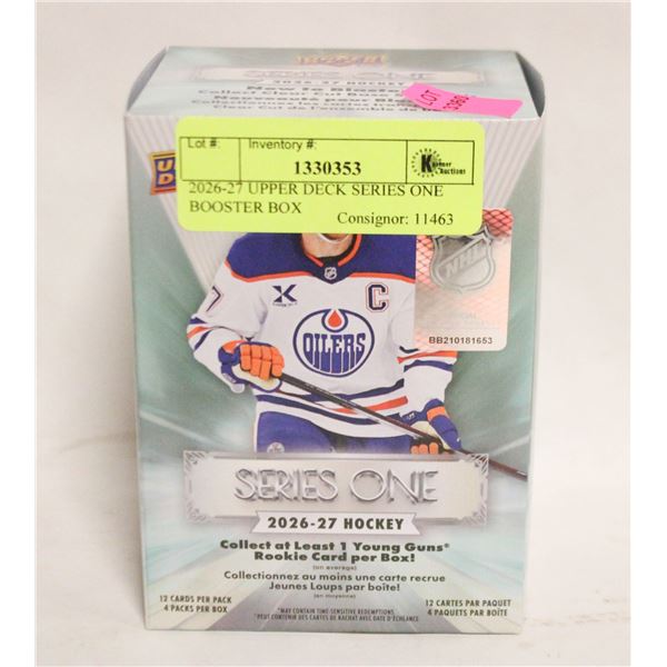 2026-27 UPPER DECK SERIES ONE BOOSTER BOX