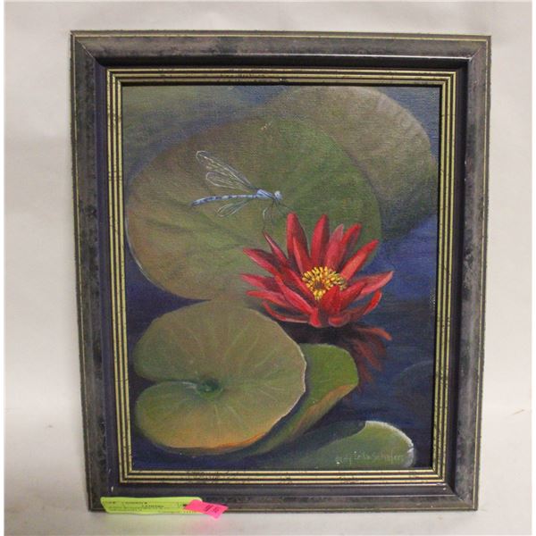 JUDY SCHAFORS 13 X 11 DRAGONFLY