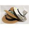 Image 1 : 3 PANAMA JACK STYLE HATS