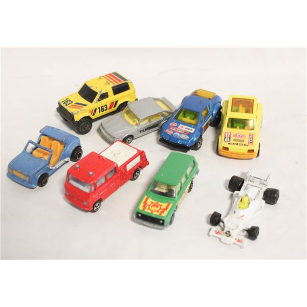 8 LOT MAJORETTE CARS