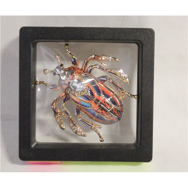 NEW LARGE OMBRE BEETLE ORANGE BLUE