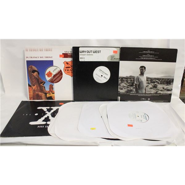 10X 2000S ERA TRANCE MUSIC VINYLS