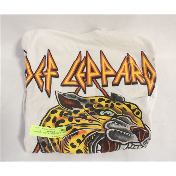 MENS LARGE DEF LEPPARD T-SHIRT