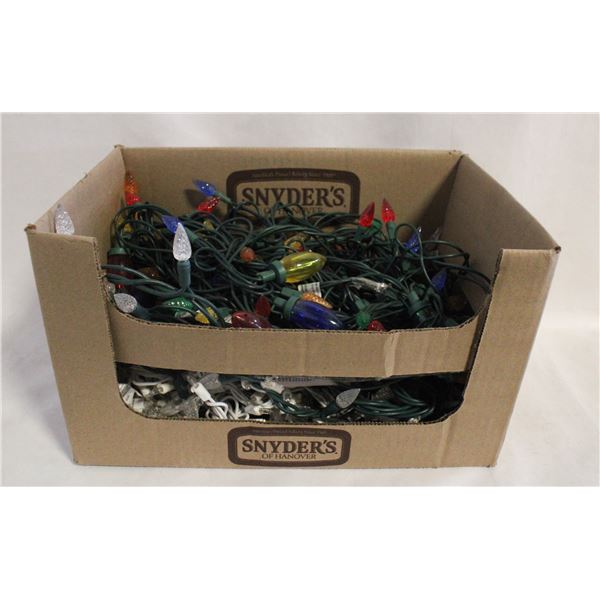 BOX OF CHRISTMAS LIGHTS TESTED WORKING