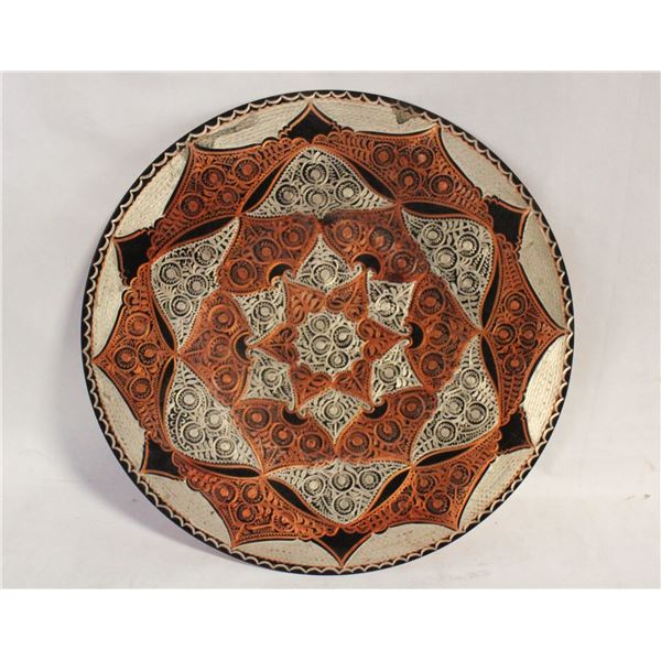 VINTAE TURKISH HAND ETCHED COPPER PLATE