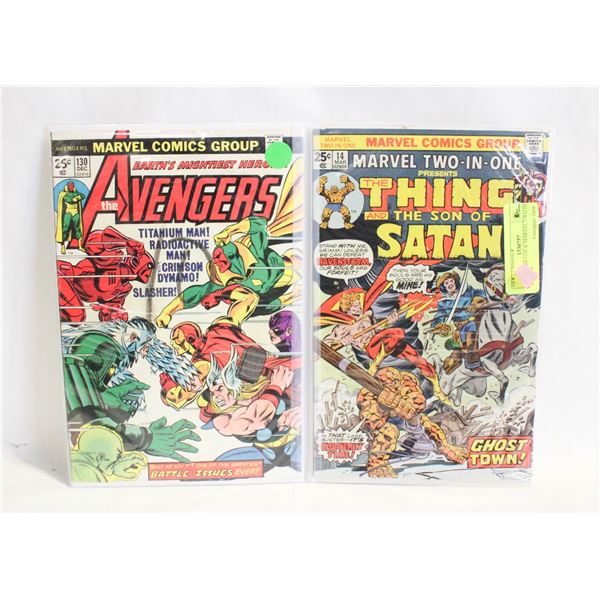 AVENGERS #130 & MARVEL TWO IN ONE #14