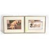 Image 1 : 2 LAB DOG PICTURES, SIGNED JIM LAMB