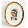 Image 1 : VINTAGE PETIT-POINT INDIGENOUS PRINCESS,