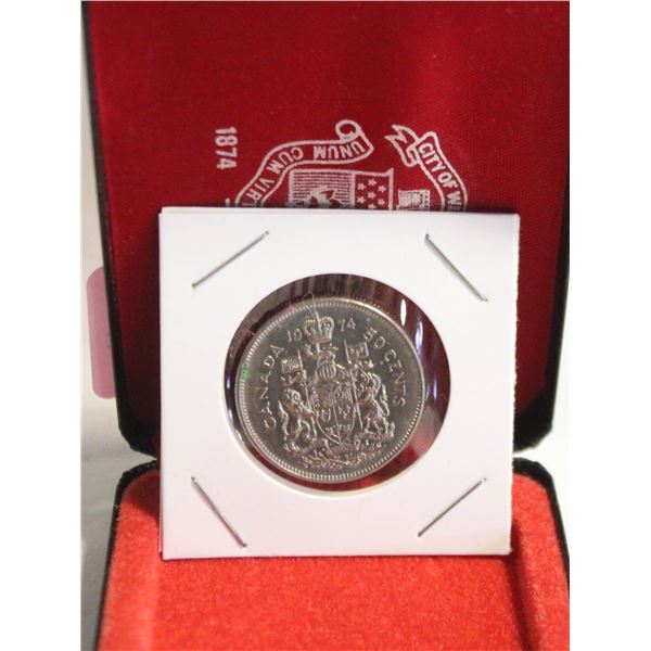 1974 CANADIAN 50 CENT PIECE
