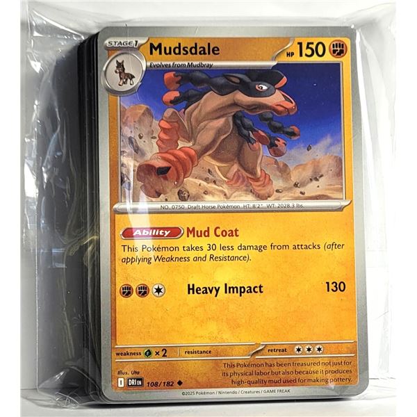3) LOT OF 50 STAGE 1 POKEMON CARDS.