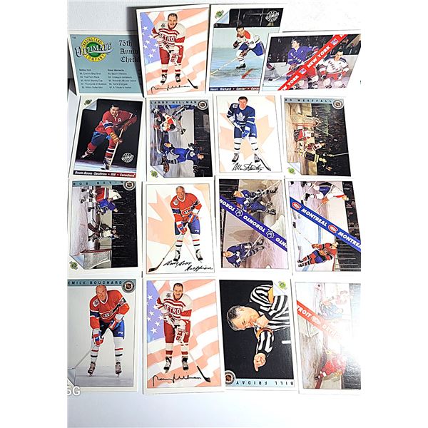 9) LOT OF 156 ASSORTED NHL TRADING