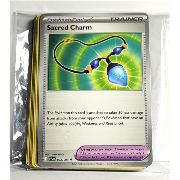 2) LOT OF 25 TRAINER POKEMON CARDS.