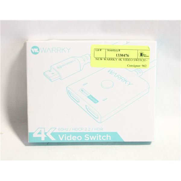 NEW WARRKY 4K VIDEO SWITCH -