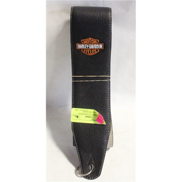 VINTAGE HARLEY DAVIDSON LEATHER GUITAR STRAP