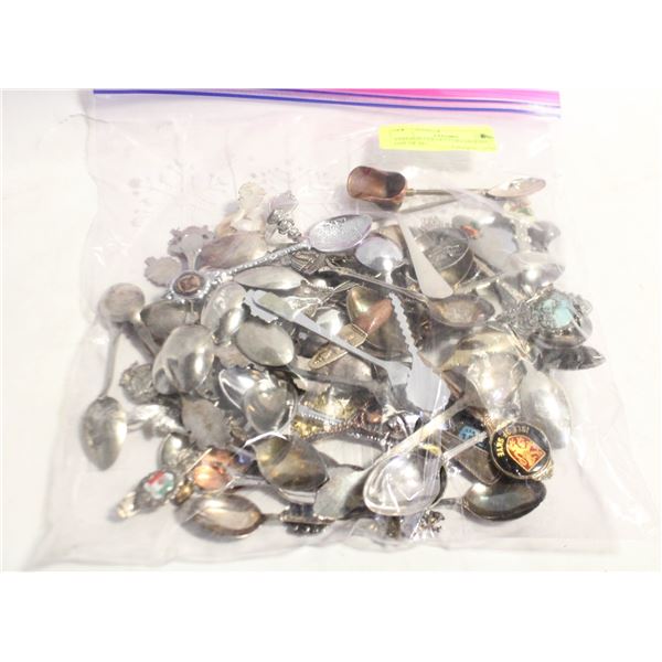 VINTAGE COLLECTORS SPOONS- LOT OF 50+