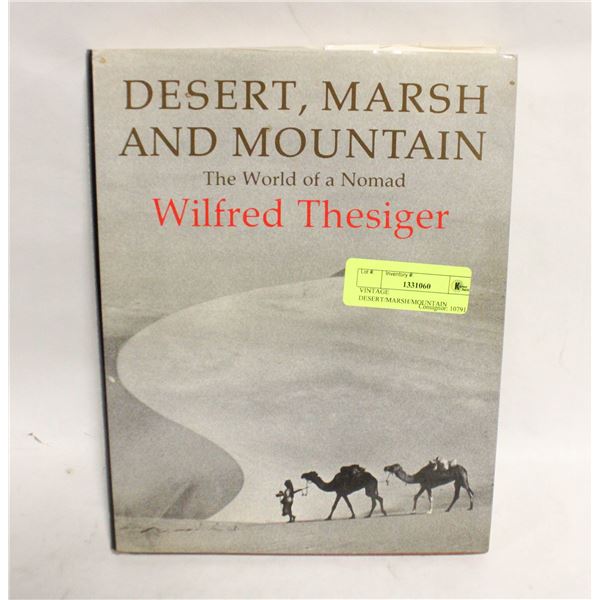 VINTAGE DESERT/MARSH/MOUNTAIN HARDCOVER BOOK