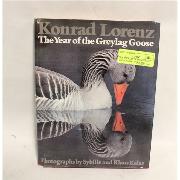 1978 THE YEAR OF THE GREYLAG GOOSE HARDCOVER BOOK