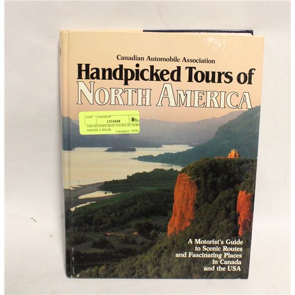 1984 HANDPICKED TOURS OF NORTH AMERICA BOOK
