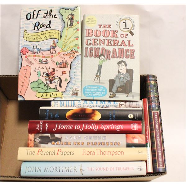 CONTEMPORARY HARDCOVER BOOKS- BOX LOT