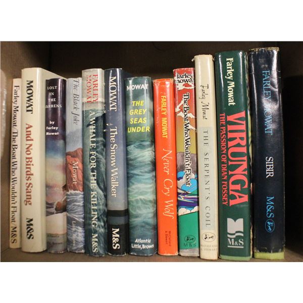 VINTAGE "FARLEY MOWATT" BOOKS (13)