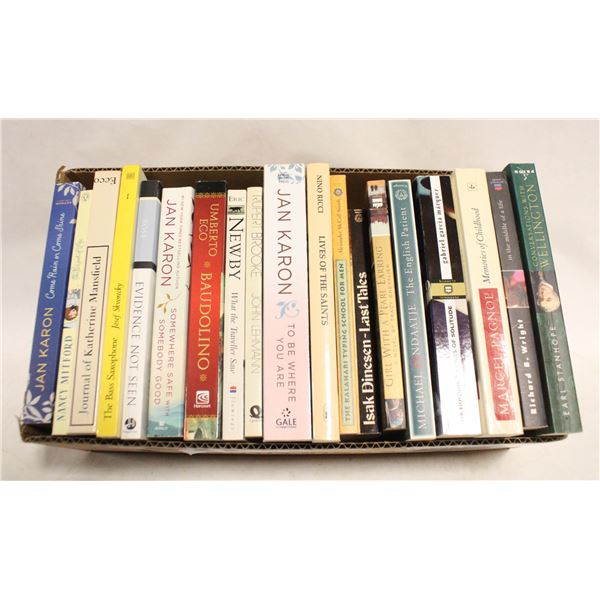 CONTEMPORARY SOFTCOVER BOOKS- BOX LOT