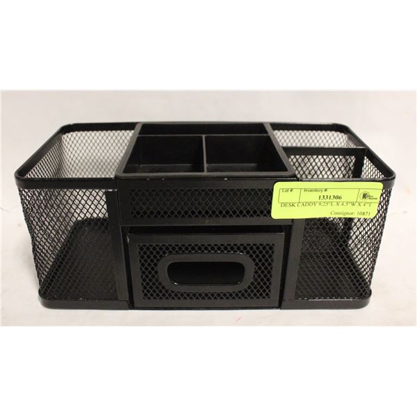 DESK CADDY 9.25”L X 4.5”W X 4”T