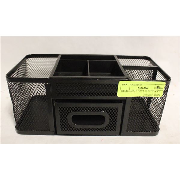 DESK CADDY 9.25”L X 4.5”W X 4”T