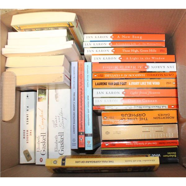 CONTEMPORARY SOFTCOVER BOOKS- BOX LOT
