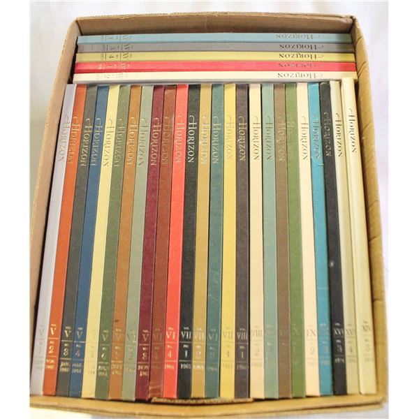 VINTAGE HORIZON HARDCOVER BOOKS- 25+ BOOKS