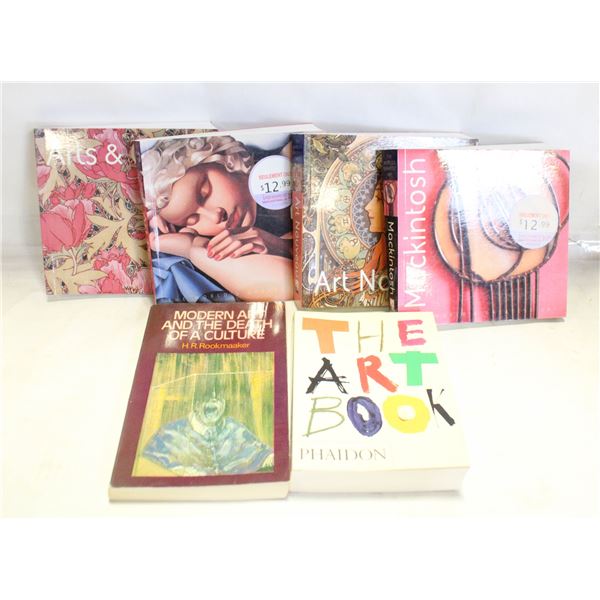 ART BOOKS- SOFTCOVER- BOX LOT ASSORTED