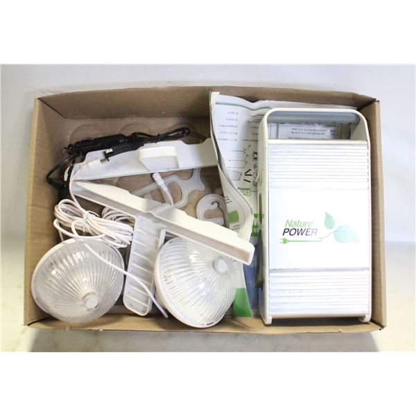 NATURE POWER PAK RECHARGABLE WITH SOLAR OR CAR
