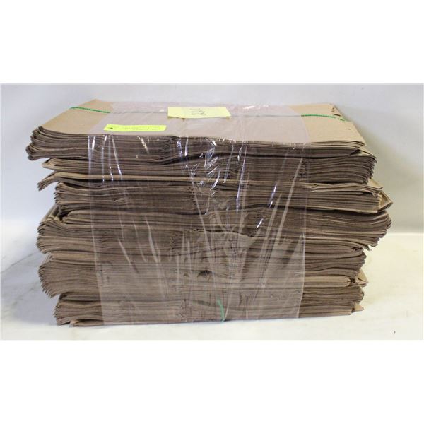 PKG OF 220 PAPER BAGS - 420HD 8.5”X6" X13.5”