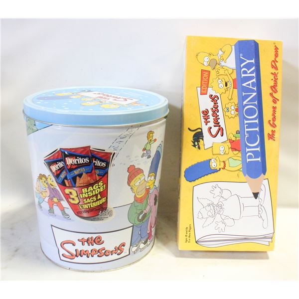 NEW (SEALED PARTS) SIMPSONS PICTIONARY WITH