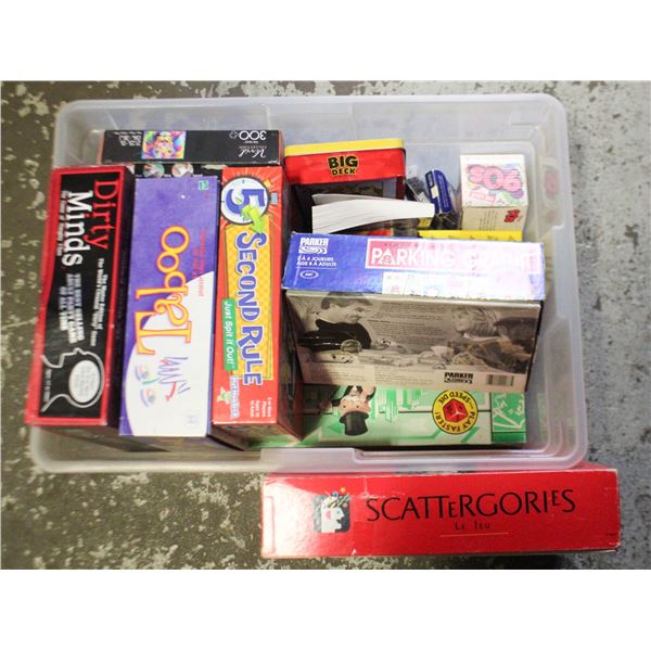 COLLECTION OF BOARD GAMES ETC