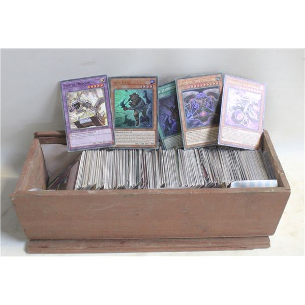 FLAT W/OVER 400 YU-GI-OH CARDS SOME HALOS