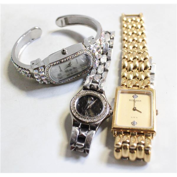 LOT OF 3 LADIES WATCHES