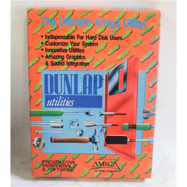DUNLAP UTILITIES 2 DISK COMMODORE AMIGA