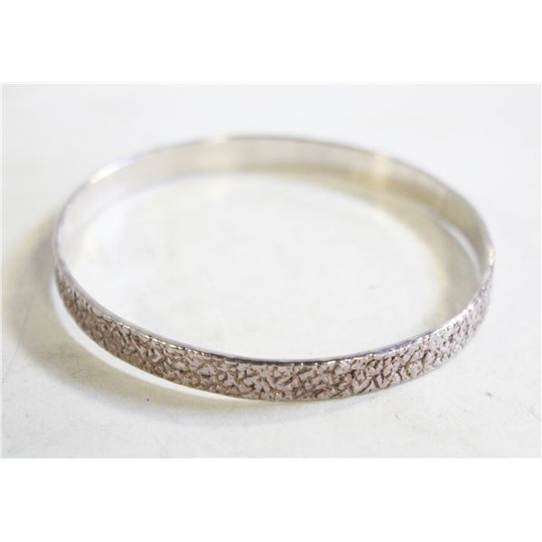 WOMENS 92.5 SILVER BANGLE BRACELET
