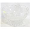 Image 1 : TWO PRESSED-GLASS SERVING BOWLS