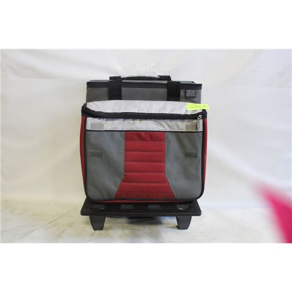 RED COOLER WITH WHEELS