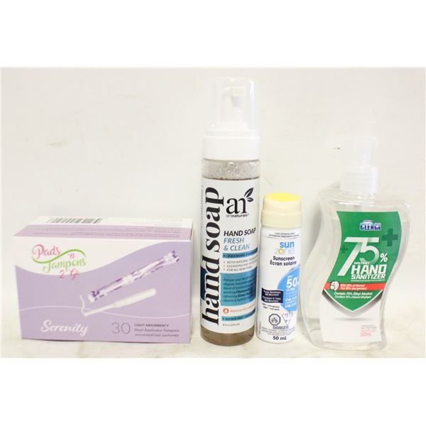 BAG WITH NEW PRODUCTS INCL 236 ML OF FOAMING