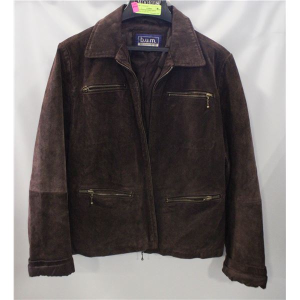 3 LEATHER & SUEDE LADIES JACKETS SIZE M-L