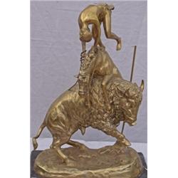 "Buffalo Horse" Remington - Gold