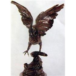 MOIGNIEZ "AMERICAN FREEDOM" EAGLE BRONZE SCULPTU