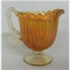 Image 2 : Carnival Glass Ray Pattern Pitcher