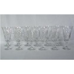 12 Gorham Cut Crystal Ice Tea Glasses