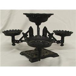 Cast Iron Candle Holder